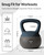 YOTTOY Soft Kettlebells, 30 lb kettlebell with Anti-Slip Base & Impact-Resistant Design - Perfect for Strength Training Kettlebells Weightlifting, Personal Training