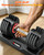Rendpas Adjustable Dumbbells of 2, 1-Sec Weights Dumbbells Set, 5 in 2 Free Adjustable with Anti-Slip Texture Handle, Weight Set For Home Gym Suit both Men and Women
