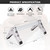 Mochantum Push Up Bar - Heavy-Duty Stainless Steel Pushup Stands with Non-Slip Base, 500LB Capacity, Portable Home Gym Equipment for Strength Training & Floor Workouts,White