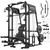 Mikolo Smith Machine, 2200lbs Squat Rack with LAT-Pull Down System & Cable Crossover Machine, Power Rack and Packages (BSL230HPHGP)