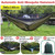 Camping Hammock with Bug Net and Rainfly Tarp,118x118in Portable Waterproof and UV Protection Hammock Tent for Indoor