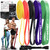 FitBeast Resistance Bands Set, 5 Different Levels, Pull Up Assist Bands for Strength Training, Powerlifting, Muscle Toning, Mobility Exercises, Full-Body Workout (Vibrant 5-125 lbs)
