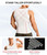 Nebility Compression Shirt Men Tank Top Compression Undershirt Mens Shapewear Body Shaper Waist Trainer Tummy Control Vest, White - 2X Large