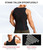 Nebility Compression Shirt Men Tank Top Compression Undershirt Mens Shapewear Body Shaper Waist Trainer Tummy Control Vest, Black - Large