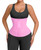 FeelinGirl Waist Trainer Corset for Women Shapewear Tummy Control Waist Cincher Workout Girdle 3 Segmented Belt Hooks Pink