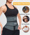 ANGOOL Neopren Waist Trainer For Women,Workout Plus Size Trimmer Belt Sauna Sweat Corset Cincher With Zipper M Gray-Dark