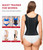 Nebility Waist Trainer for Women Corset Shapewear Tummy Control Faja Body Shaper Waist Cincher with Adjustable Strap(Black,Small)