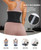 SHAPELLX Waist Trainer for Women Lower Belly Fat Tummy Control Sport Workout Body Shaper Waist Cincher Corset Shapewear Black