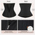 SHAPERX Waist Trainer for Women Underbust Corset Shapewear Tummy Control Workout Waist Cincher Body Shaper Zipper and Hooks, SZ7310-Black-S