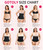 Gotoly Waist Trainer for Women Zipper Corset Shapewear Tummy Control Faja Body Shaper Waist Cincher Workout Girdle(Black,XX-Large)