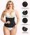 Gotoly Waist Trainer for Women Zipper Corset Shapewear Tummy Control Faja Body Shaper Waist Cincher Workout Girdle(Black,XX-Large)