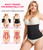 Gotoly Waist Trainer for Women Zipper Corset Shapewear Tummy Control Faja Body Shaper Waist Cincher Workout Girdle(Black,XX-Large)