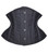 SHAPERX Women Short Torso Curvy Waist Heavy Duty Double Steel Boned Underbust Waist Trainer Corsets,SZ70930-Black-M