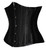 SHAPERX Women's Waist Training Corsets Underbust Heavy Duty 26 Steel Boned Hourglass Silhouette Body Shaper, SZ1908-Black-L