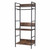 Industrial Freestanding Closet Organizer Clothes Rack Coat Rack with Shoe Storage Shelf and Hooks 