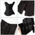 Waist Cincher for Women Corset Shapewear Mesh Sports Tummy Control Body Workout Girdle Waist Trainer Shaper (Black, X-Small)
