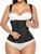 YIANNA Waist Trainer for Women Tummy Control Underbust Hourglass Corset Waist Cincher Vest Sport Girdle Faja Body Shaper with Zipper and Hooks, YA7293-Black-2XL