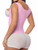 YIANNA Waist Trainer for Women Tummy Control Underbust Hourglass Corset Waist Cincher Vest Sport Girdle Postpartum Faja Body Shaper with Zipper and Hooks, YA7293-Pink-L