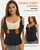 MAGICFAJAOS Waist Trainer Corset for Women Belly Fat Tummy Control Sport Workout Body Shaper Vest for Women Postpartum Black