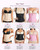 anylost Waist Trainer for Women for Daily Wear, Faja Body Shaper Corset with Zipper and Adjustable Shoulder Straps, Faja Colombians for Tummy Control, Workouts, and Postpartum Recovery Apricot
