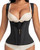 anylost Waist Trainer for Women for Daily Wear, Faja Body Shaper Corset with Zipper and Adjustable Shoulder Straps, Faja Colombians for Tummy Control, Workouts, and Postpartum Recovery Black