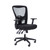 ALPHA HOME Office Chair Ergonomic Home Desk Chair Mid Back Mesh Computer Task Chair with Lumbar Support Executive Stool with Adjustable Armrest & Seat Cushion Rolling Swivel Desk Chair-Capacity 300LBS