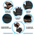 RYMNT Minimal Weight Lifting Gloves,Short Micro Workout Gloves Grip Pads with Full Palm Protection & Extra Grip for Men Women Weightlifting,Gym,Exercise Training.Leopard-Medium