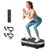 HTM Vibration Plate Exercise Machine with 120 Speed Levels, 9 Program Modes and Remote Control - 15 Min Timer, 300 lbs Capacity Vibrate Stand Shake Board for Full Body Workout, Fat Burner and Toning