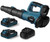 Leaf Blower, 21V Cordless Electric Blower with 2 2.0Ah Batteries and 1 Hour Fast Charger, Lightweight Leaf Blower for Patio Cleaning, Lawn Care, Blowing Fallen Leaves and Dust, etc.