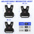 VBSD Adjustable Weighted Vest for Women Men 4-10lb Vest with 6 Ironsand Weights Body Weight Vest with Reflective Strip for Running Walking Strength Training Workouts