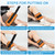 VBSD Adjustable Ankle Weights for Men Women, 10lb 1 Pair Leg Weight Straps, Weighted Ankle Weights Set for Gym, Yoga, Jogging, Walking, Aerobics, 1-5 lbs Each Ankle, 1 Pair 2-10 lbs, Orange
