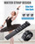 DAILYLIFE Adjustable Ankle Weights Wrist Weights Set (2.2 lbs Pair) Comfortable Silicone Hand Leg Weight Straps, Incremental Leg Arm Weights for Women Men Fitness Pilates Walking Swimming, Black