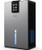 PSOS Dehumidifier, Dehumidifiers for Home, 98 OZ Water Tank, (1000 sq.ft) Quiet Dehumidifier for Basement Bedroom Bathroom with Humidity Display, Auto Shut Off, Relaxing 7 Color Ambient Light(Gray)