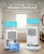 PLUSCENT 32 Pint Dehumidifier for Basement, 2500 sq.ft Dehumidifiers for Home with Drain Hose, 3 Modes, Auto Defrost, 24H Timer, Quiet Smart Humidity Control for Large Room, Bedroom, Bathroom, RV