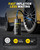 AUXITO AS1 Tire Inflator Portable Air Compressor - 150PSI Bike Pump 1Min Fast Inflate with Tire Pressure Gauge, 5200 mAh, LED Light, Car Accessories Air Pump for Auto, Moto, Bike Car Gifts for Men