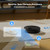 roborock Q10 S5+ Robot Vacuum and Mop, 10,000Pa Suction, Upgraded from Q8 max+, 70 Days Self-Emptying, Obstacle Avoidance, Sonic Mopping, Dual Anti-Tangle Design, Auto Mop Lifting, Black