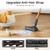 Cordless Vacuum Cleaner, 550W/50Kpa/70Mins Vacuum Cleaners for Home with Smart Auto Mode/LED Touch Display, Self-Standing Cordless Stick Vacuum Rechargeable, Vacuum Cleaner for Pet Hair/Carpet/Floors