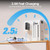 Klarpul Cordless Vacuum Cleaner, 2 Batteries 140 Mins Runtime 600W 50Kpa Stick Vacuum Cordless, Self-Standing Vacuum Cleaners for Home with 2.5H Fast Charging, for Floor/Carpet/Pet Hair, White