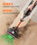 Fieety Cordless Vacuum Cleaner, 650W/55KPa/70Min Runtime Stick Vacuum with 3.3Ft Hose, Wall Mount Charging, Auto Mode, Touchscreen, Self-Standing Vacuum Cleaner for Home/Pet Hair/Carpet/Car, Fragrance