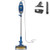Shark HV343AMZ Rocket Corded Stick Vacuum with Self-Cleaning Brushroll, Lightweight & Maneuverable, Perfect for Pet Hair Pickup, Converts to a Hand Vacuum, Crevice Upholstery Tools, Blue/Silver