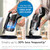 Bosch Unlimited 9 Cordless Stick Vacuum, Up to 60-min Runtime, MicroClean Technology, >99.9% Dust Pickup, Dust Compression, HEPA Filter, Pet Hair, Carpets & Hard Floors, 3 Accessories, White