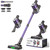 MBTTODF Cordless Vacuum Cleaner,Vacuum Cleaner for Home with Brushless Motor,Lightweight Stick Vacuum with Self-Standing and Touch Screen,Hardwood Floor Vacuum for Pet Hair,Carpets,Tile(Dark Purple)