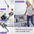 Comvtu Cordless Vacuums, 80,000PRM Powerful Motor Vacuum Cleaner and 2200mAH Rechargeable Battery up to 35 Mins Worktime, 2 Adjustable Modes, Detachable Parts, Wireless Stick Vacuum (Deep Blue)