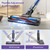 Comvtu Cordless Vacuums, 80,000PRM Powerful Motor Vacuum Cleaner and 2200mAH Rechargeable Battery up to 35 Mins Worktime, 2 Adjustable Modes, Detachable Parts, Wireless Stick Vacuum (Deep Blue)