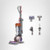 Dyson Ball Animal 3 Extra Upright Vacuum, Corded, 290AW, De-tangling Motorbar Cleaner Head for All Floors, 3 Suction Modes, Specialized pet Tools