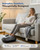 KING RELAX Shiatsu Foot Massager with Heat, 2026 Upgraded Deep Kneading and Squeeze Massage for Plantar Fasciitis, LCD Touch Panel & Remote Control, Modern Sculpted Design, Fits Up to Men Size 14 Gray