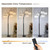 Fansdrick Floor Lamps for Living Room, 4000LM Super Bright Arc Floor Lamp with Remote Control, 5 Light Tall Floor Lamps with Stepless Dimmable, 80" Mid Century Tree Floor Lamp for Bedroom, Office