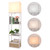 Gupuzm Floor Lamp with Shelves, Large Size Rectangle Standing Lamp with 3 Color Temperature Bulb, Corner Display Bookshelf Lamp for Living Room, Bedroom and Office（White-9W）