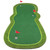 Luricaa Golf Putting Green Mat for Indoor Outdoor, Professional Golf Training Mat Aids for Professional Practice (5×12ft E)