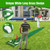 KEMLDIVS Golf Putting Game Set, Detachable Golf Putting Green Mat with 4 Balls, 2 Cups & Flags, 1 Portable Bag for Indoor & Outdoor Party Game Use
